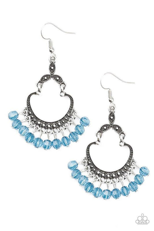 Paparazzi Babe Alert Blue Fishhook Earrings
