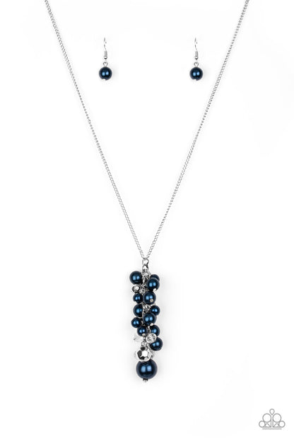 Paparazzi Ballroom Belle Blue Long Necklace - P2RE-BLXX-203XX