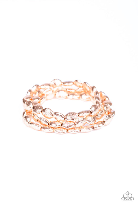 Paparazzi Basic Bliss Rose Gold Stretch Bracelet