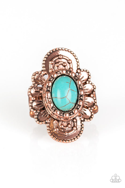 Paparazzi Basic Element Copper Stone Ring