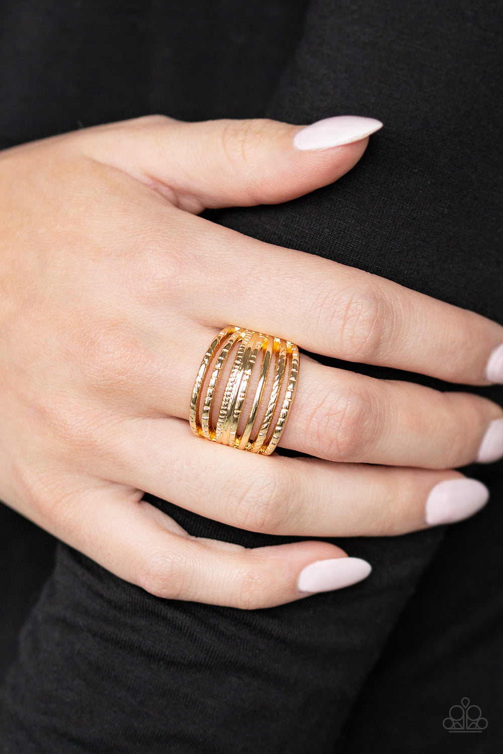 Paparazzi Basic Maverick Gold Ring - P4BA-GDXX-030XX