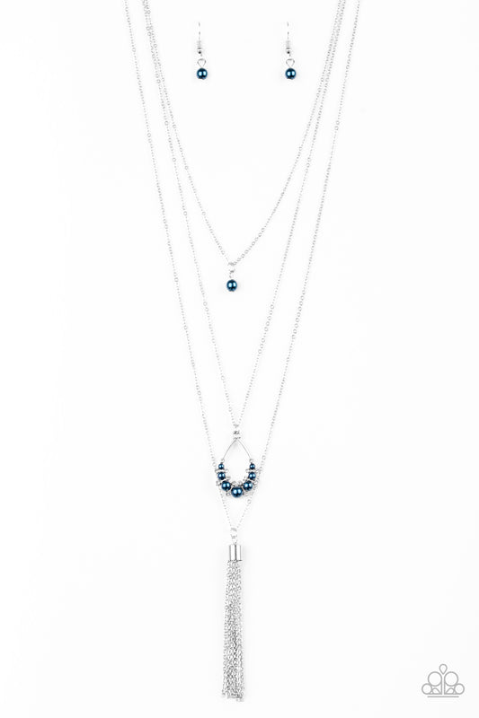 Paparazzi Be Fancy Blue Long Necklace