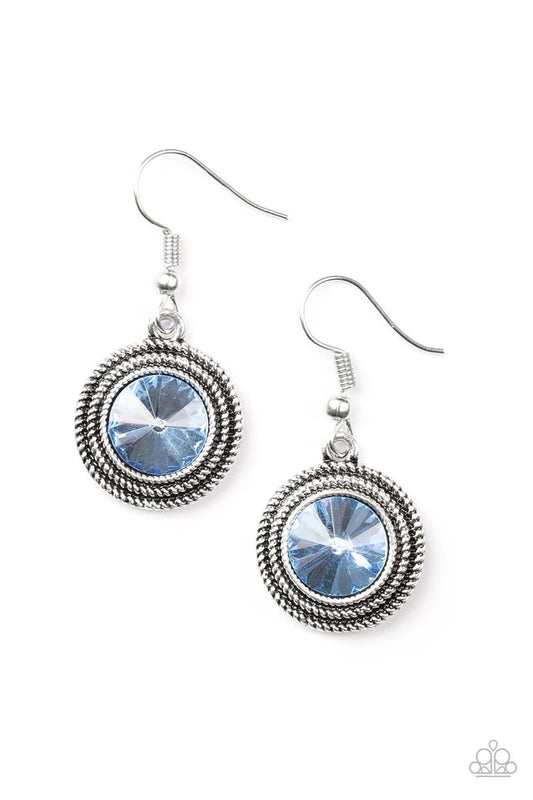 Paparazzi Beginner's LUXE Blue Fishhook Earrings - P5DA-BLXX-049XX