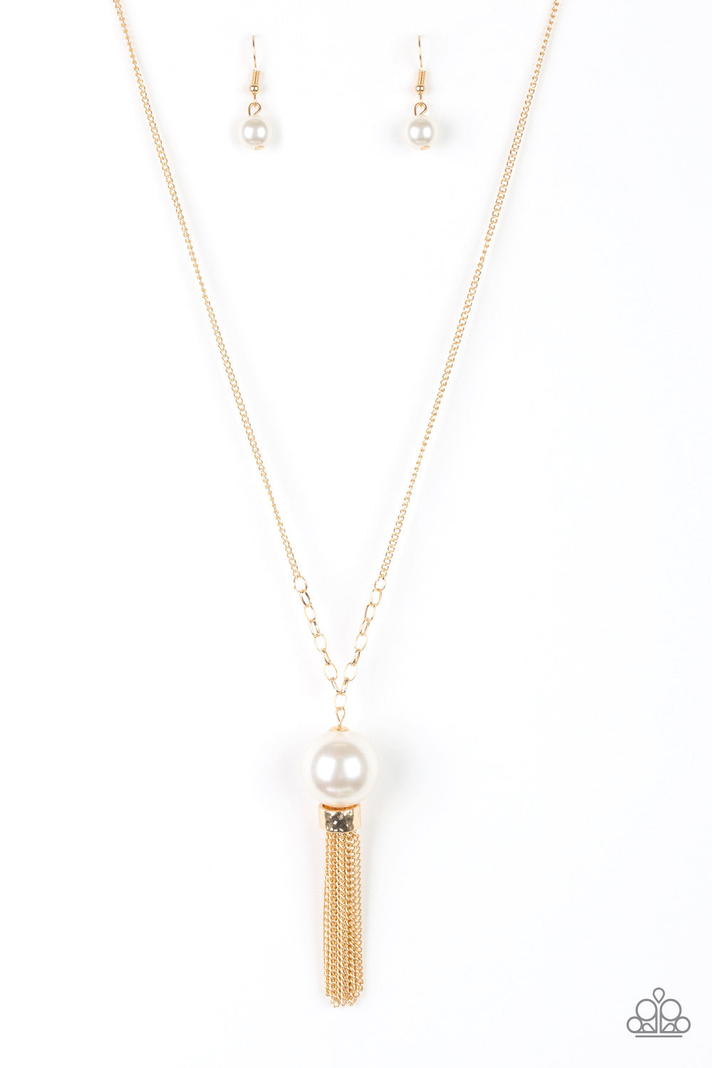 Paparazzi Belle Of The BALLROOM Gold Long Necklace