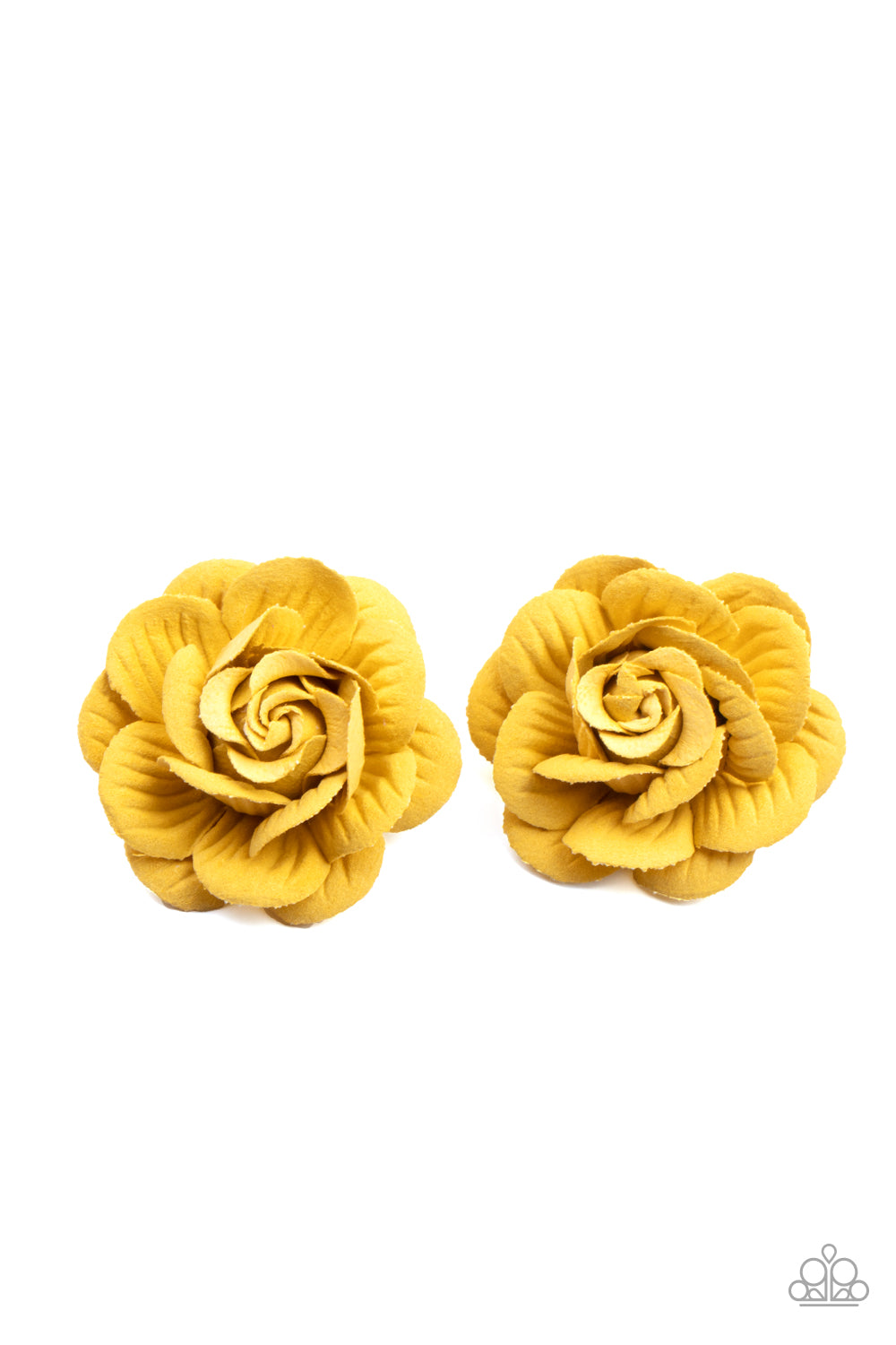 Paparazzi Best of Buds Yellow Hairbow Duo - P7SS-YWXX-071XX