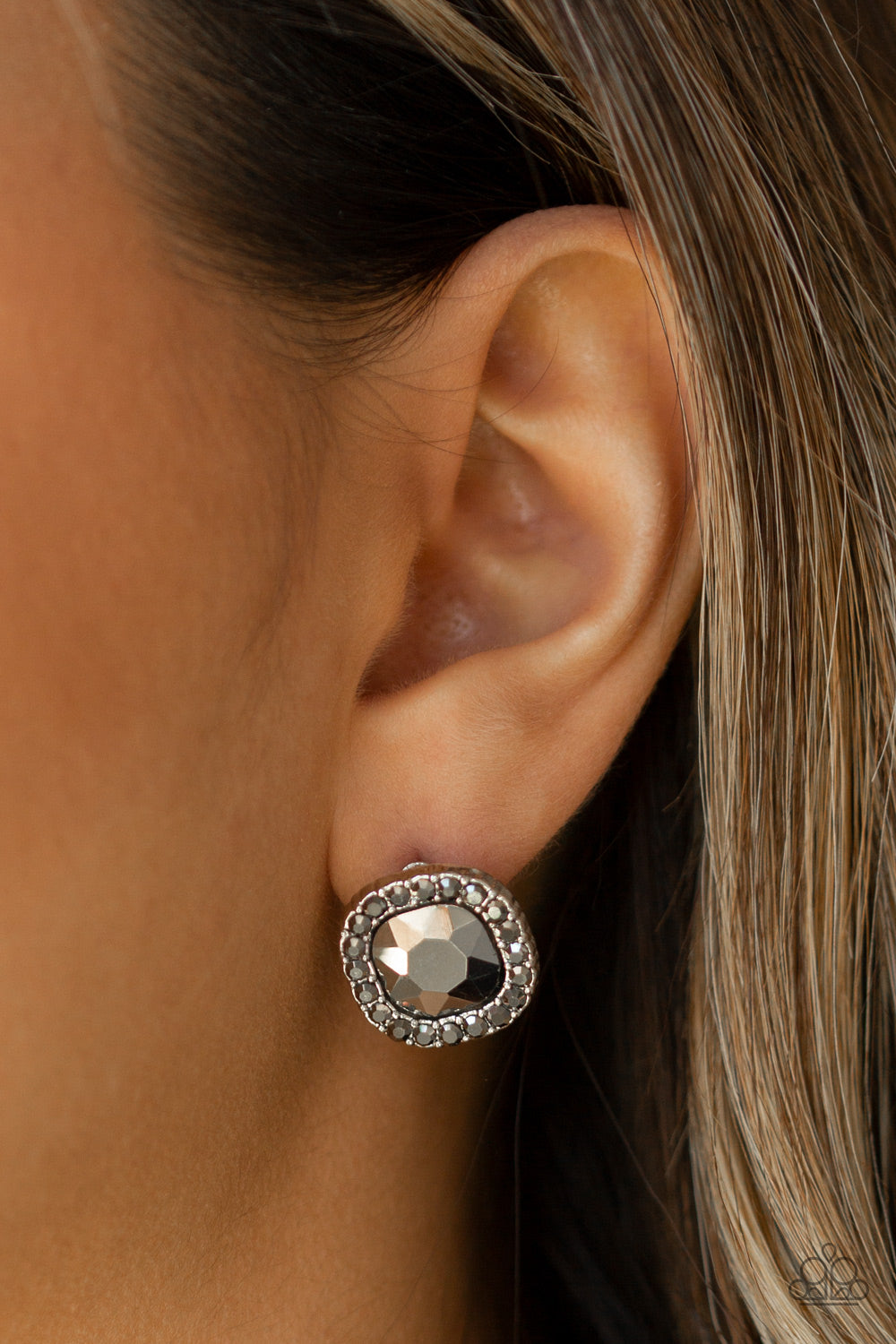 Paparazzi Bling-tastic! Silver Post Earrings - P5PO-SVXX-125XX