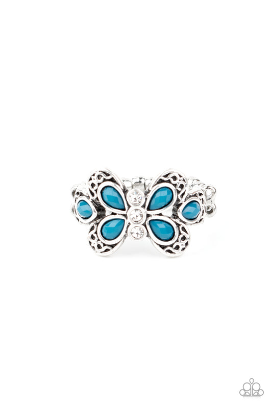 Paparazzi Boho Butterfly Blue Ring