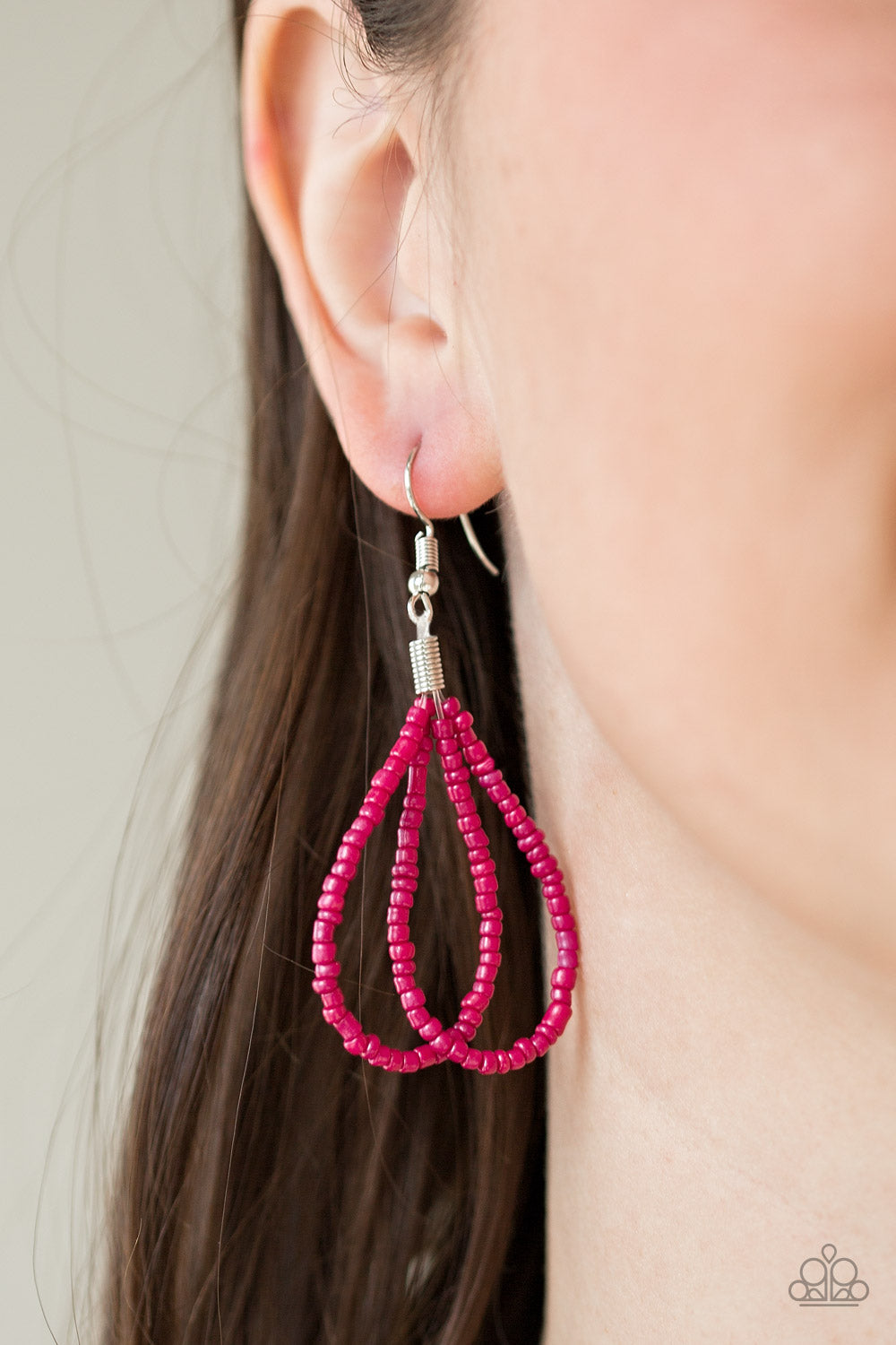 Paparazzi Bora Bombora Pink Long Necklace