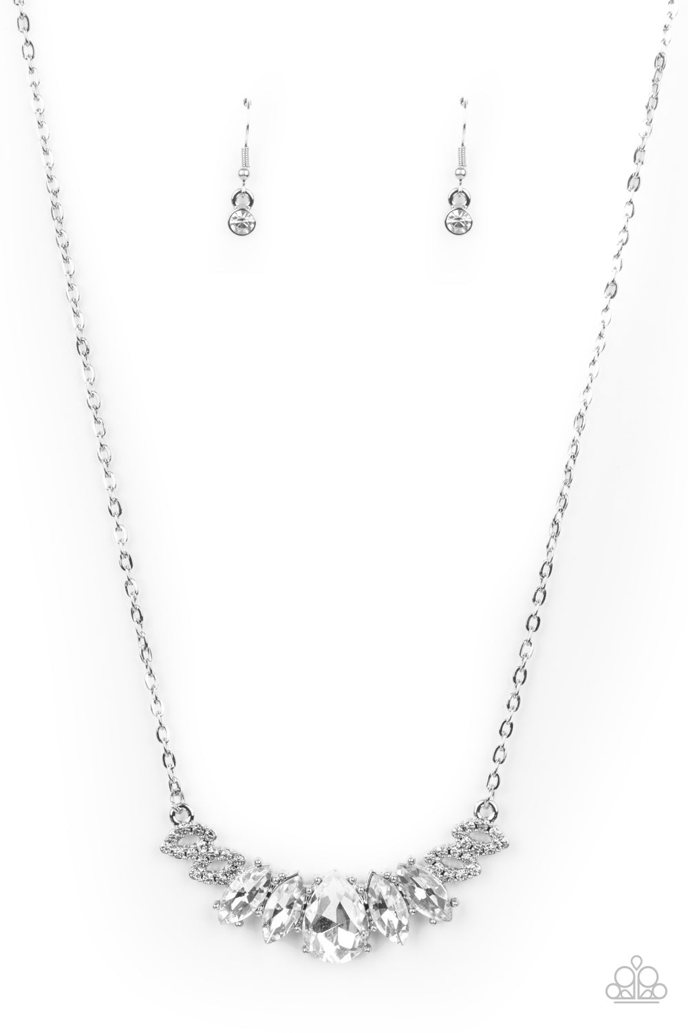 Paparazzi Bride-To-BEAM White Short Necklace