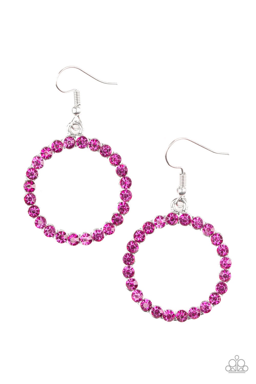 Paparazzi Bubblicious Pink Fishhook Earrings