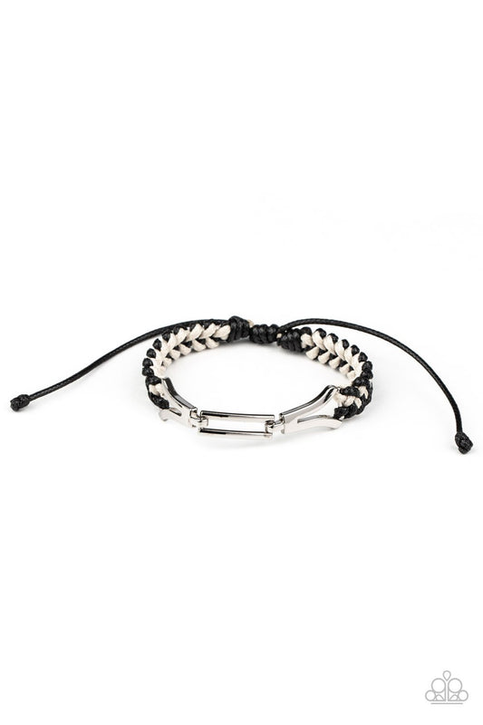 Paparazzi Bungee Bungalow Black Sliding Knot Bracelet