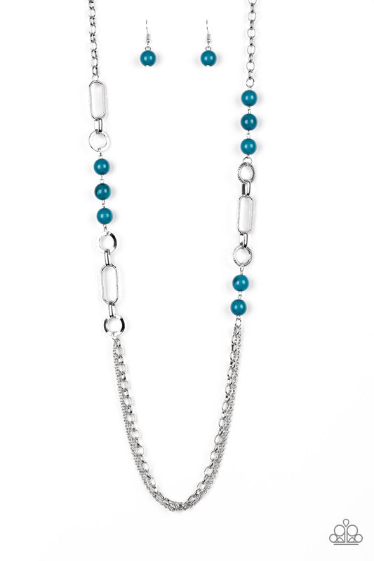 Paparazzi CACHE Me Out Blue Long Necklace - P2WH-BLXX-327XX