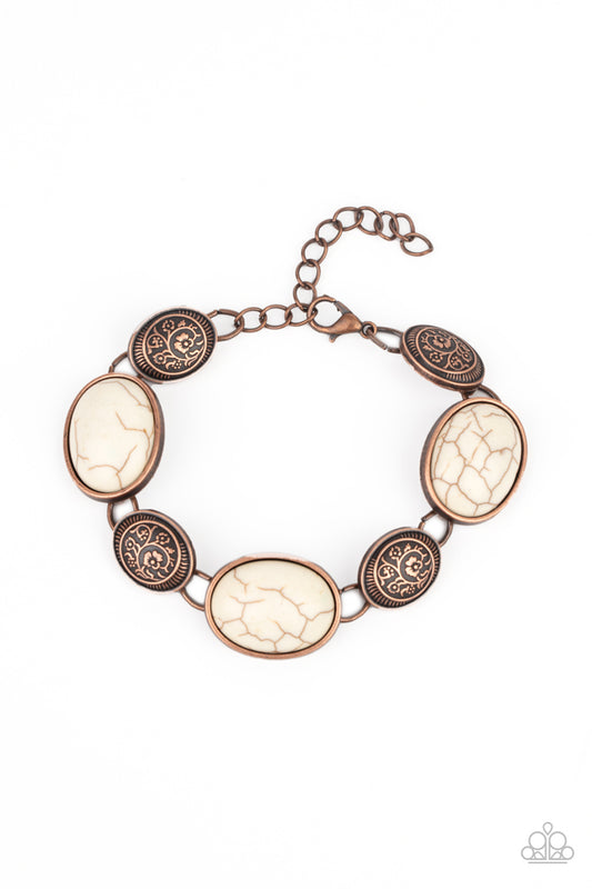Paparazzi Cactus Country Copper Clasp Bracelet