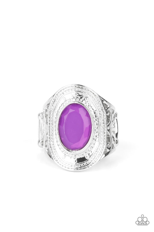 Paparazzi Calm And Classy Purple Ring - P4BA-PRXX-022XX