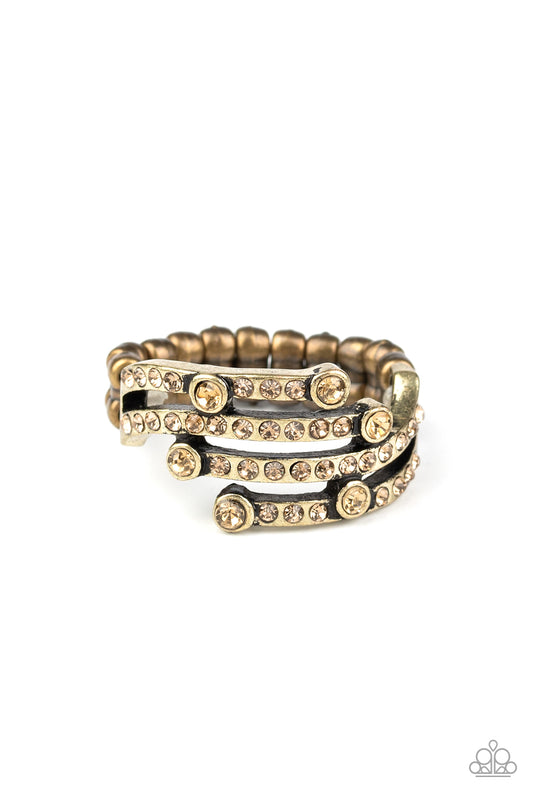 Paparazzi Casino CACHE Brass Ring