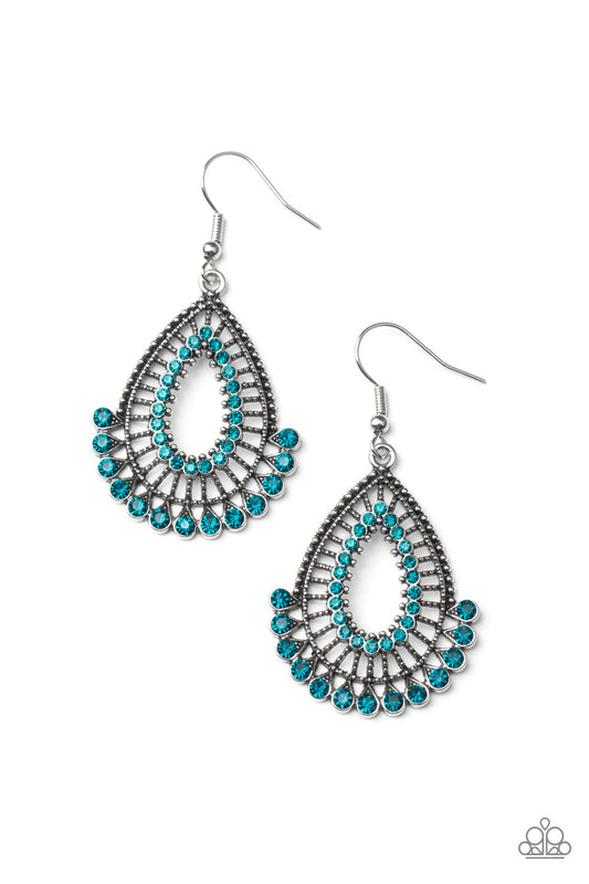 Paparazzi Castle Collection Blue Fishhook Earrings