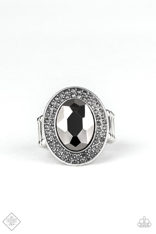 Paparazzi Castle Lockdown Silver Ring