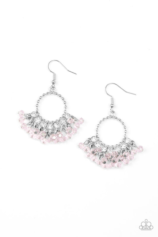 Paparazzi Charmingly Cabaret Pink Fishhook Earrings