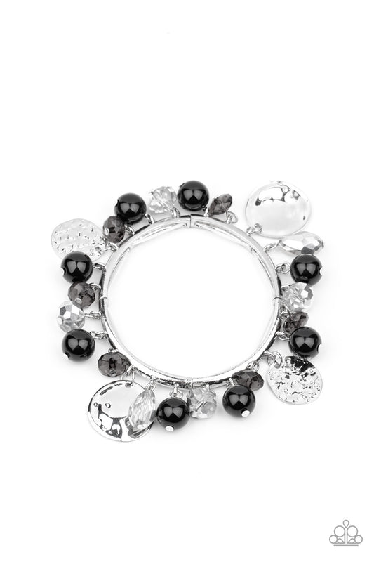 Paparazzi Charming Treasure Black Stretch Bracelet