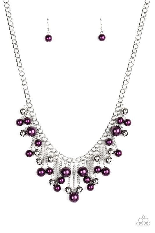 Paparazzi City Celebrity Purple Short Necklace