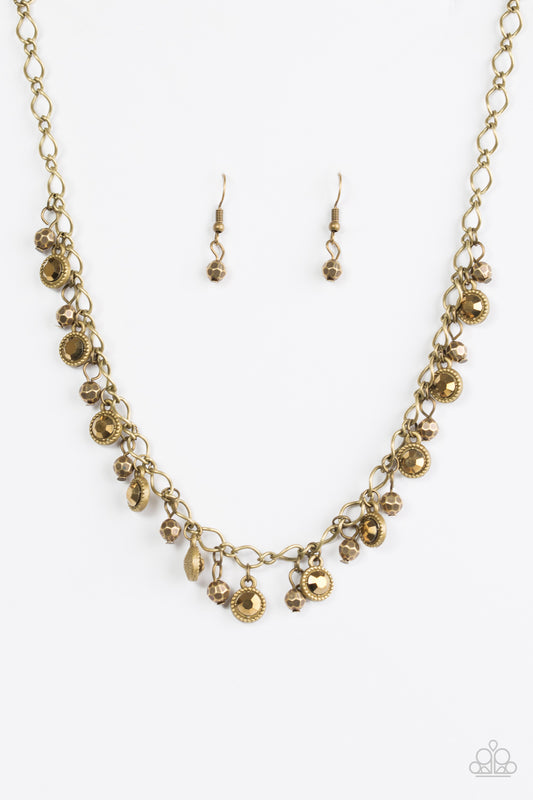 Paparazzi City Couture Brass Short Necklace