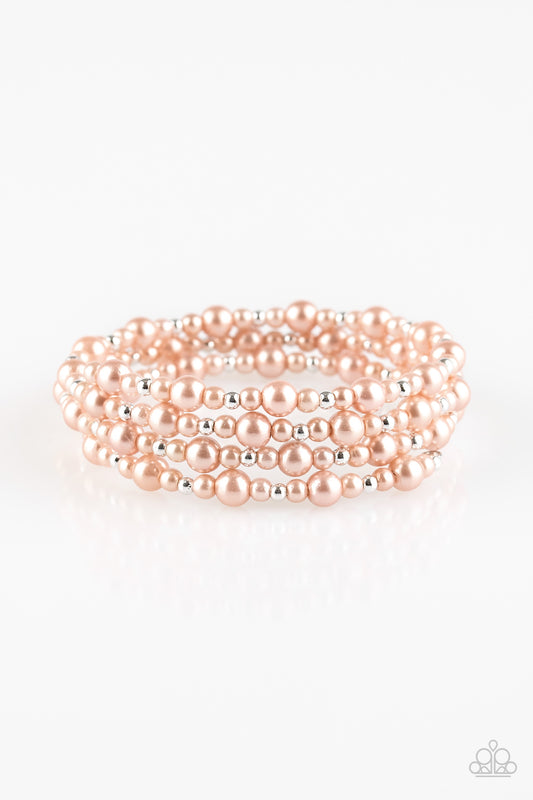 Paparazzi Classic Confidence Brown Coil Wrap Bracelet