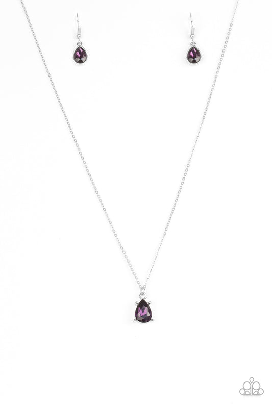 Paparazzi Classy Classicist Purple Short Necklace