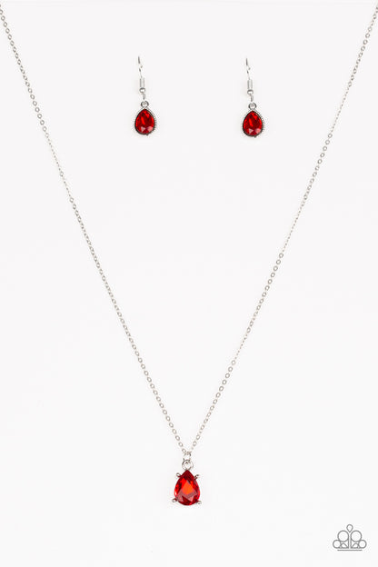 Paparazzi Classy Classicist Red Short Necklace