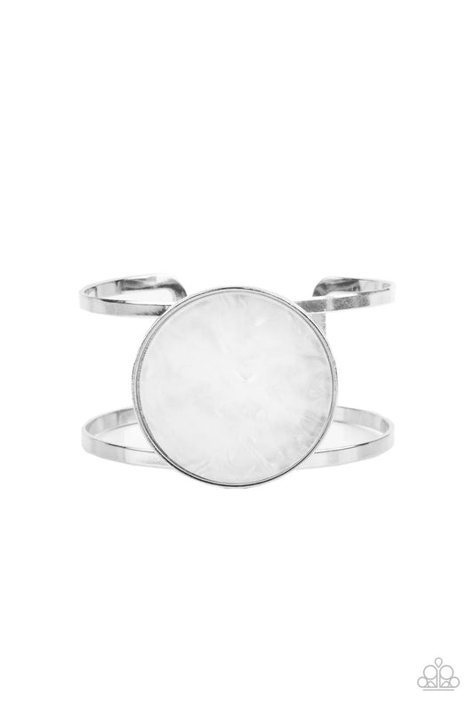 Paparazzi Colorful Cosmos White Cuff Bracelet