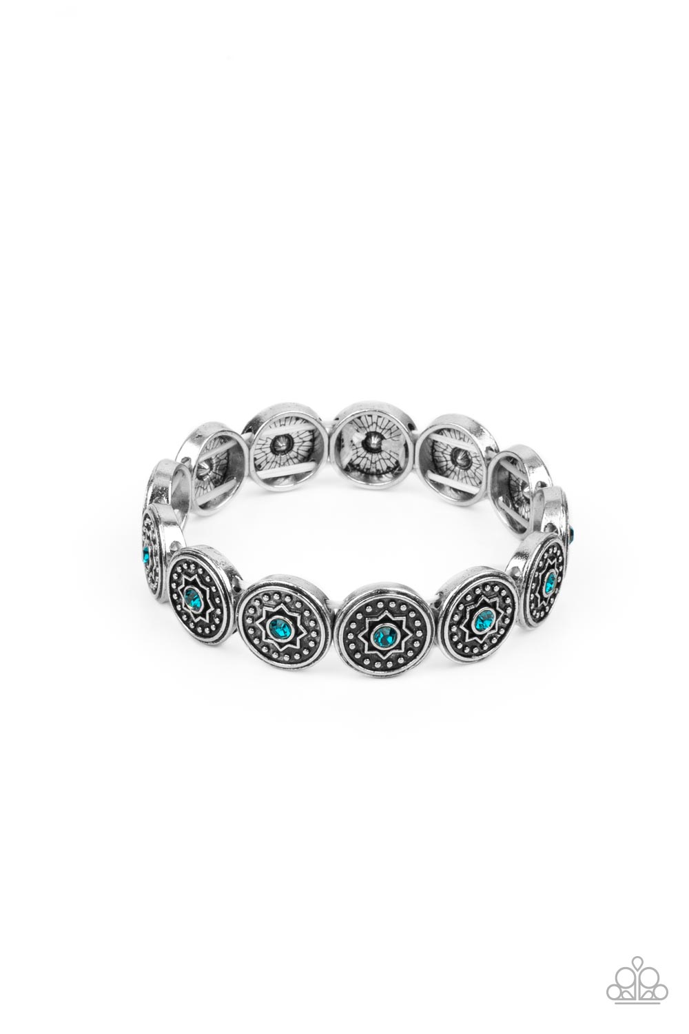 Paparazzi Colorfully Celestial Blue Stretch Bracelet