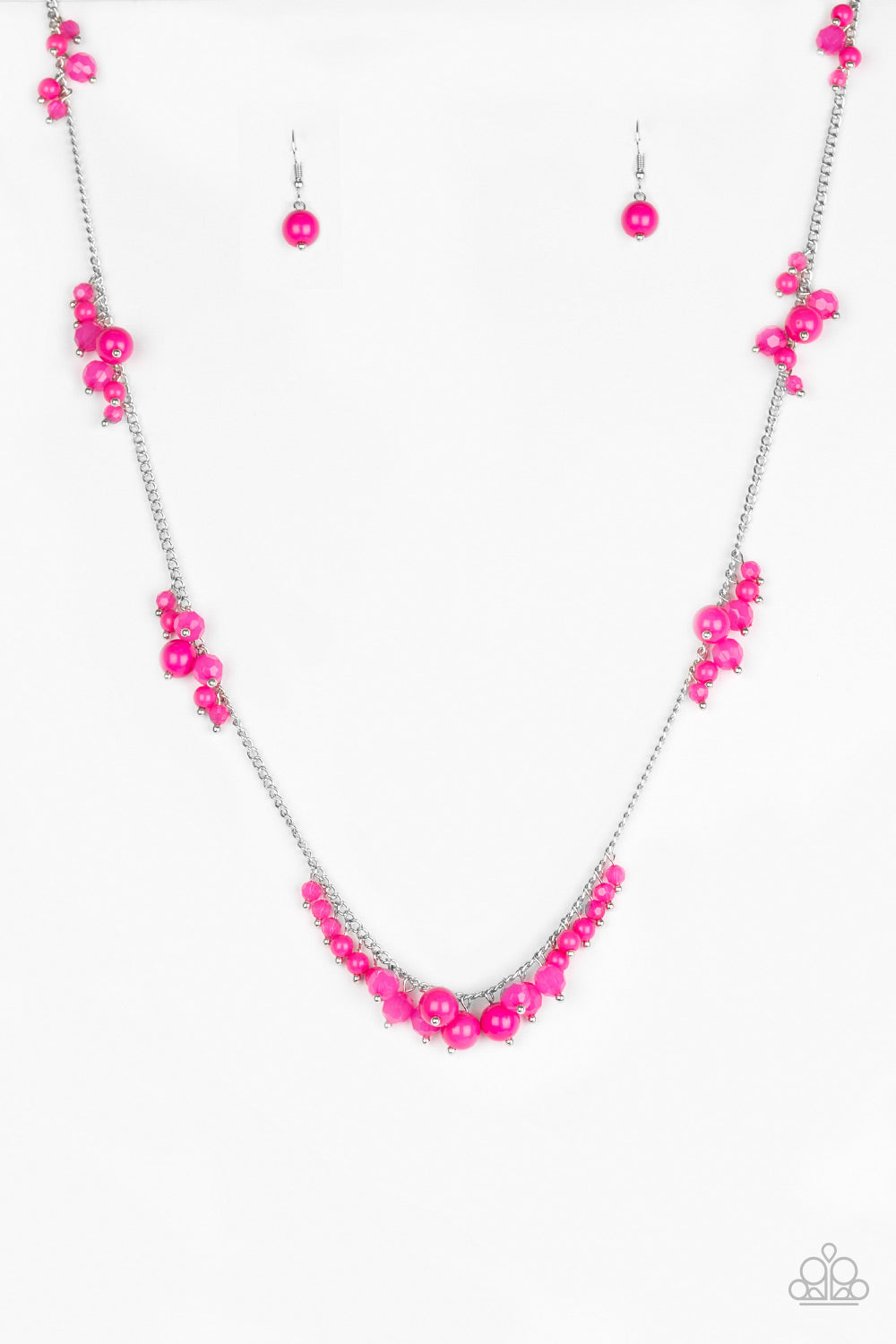 Paparazzi Coral Reefs Pink Long Necklace