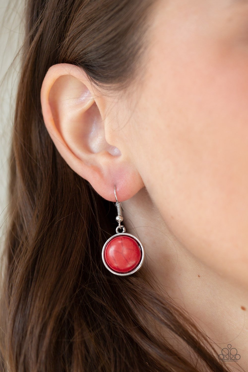 Paparazzi Cougar Red Short Necklace