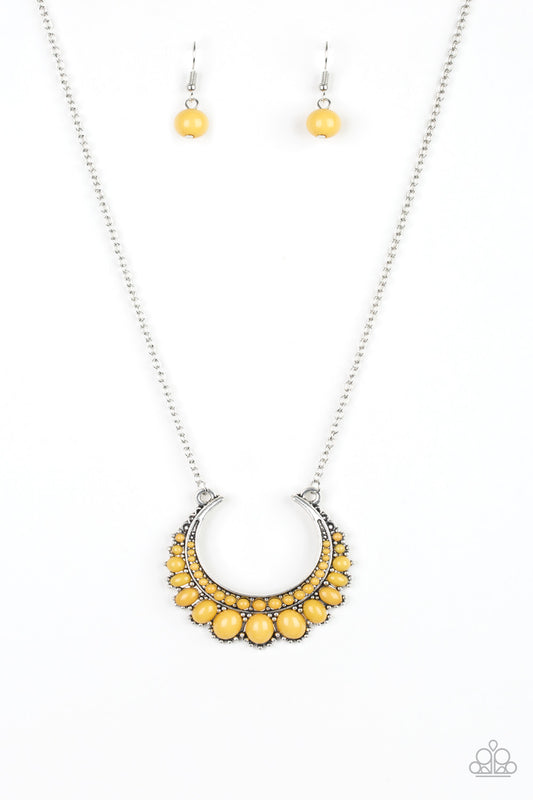 Paparazzi Count To Zen Yellow Long Necklace