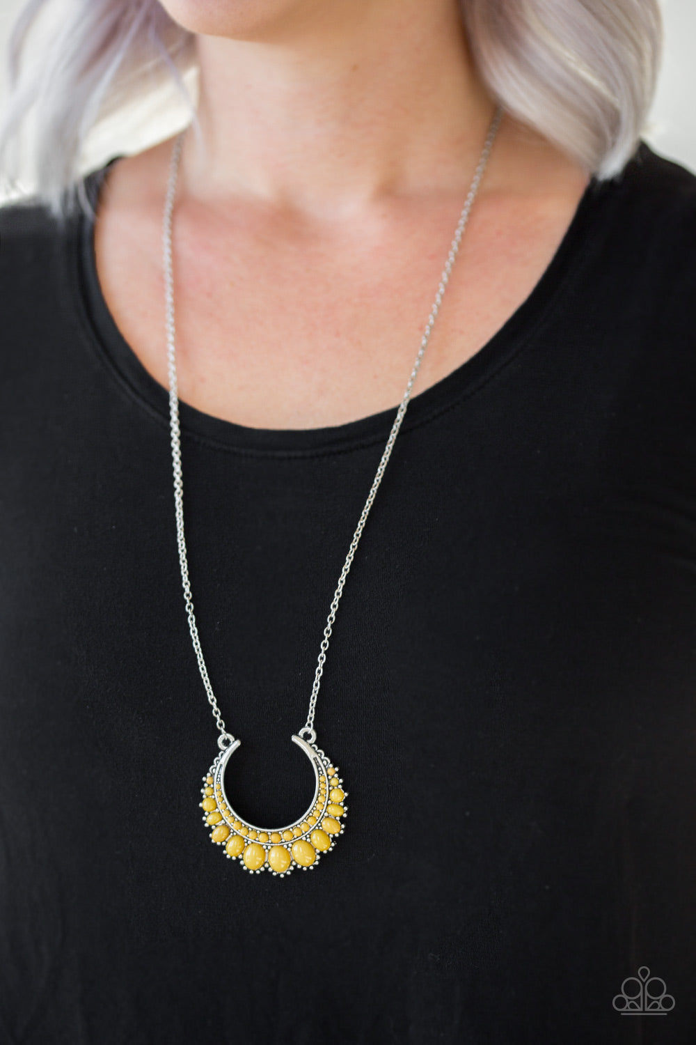 Paparazzi Count To Zen Yellow Long Necklace