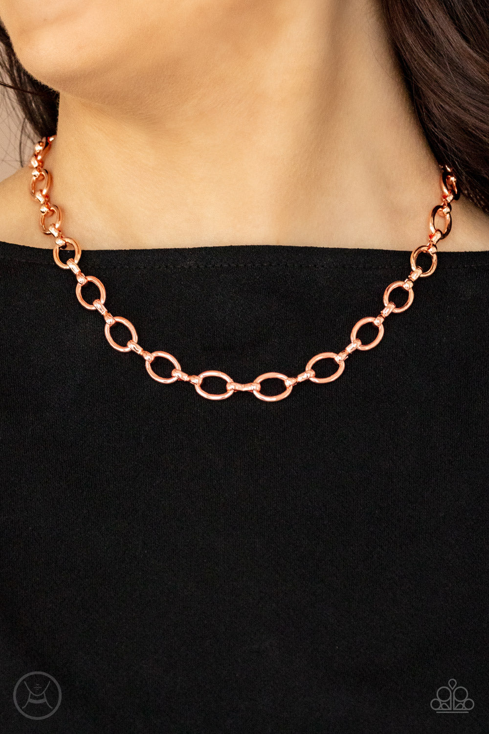 Paparazzi Craveable Couture Copper Choker Necklace