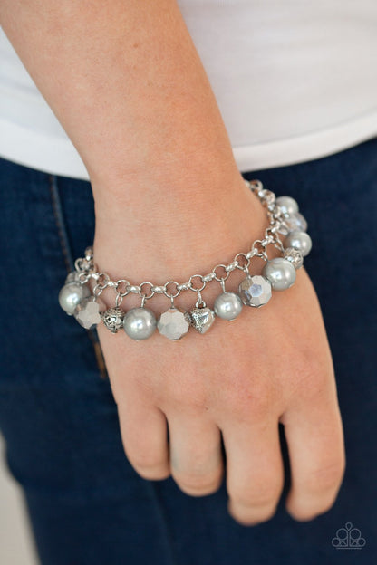 Paparazzi Cupid Couture Silver Clasp Bracelet