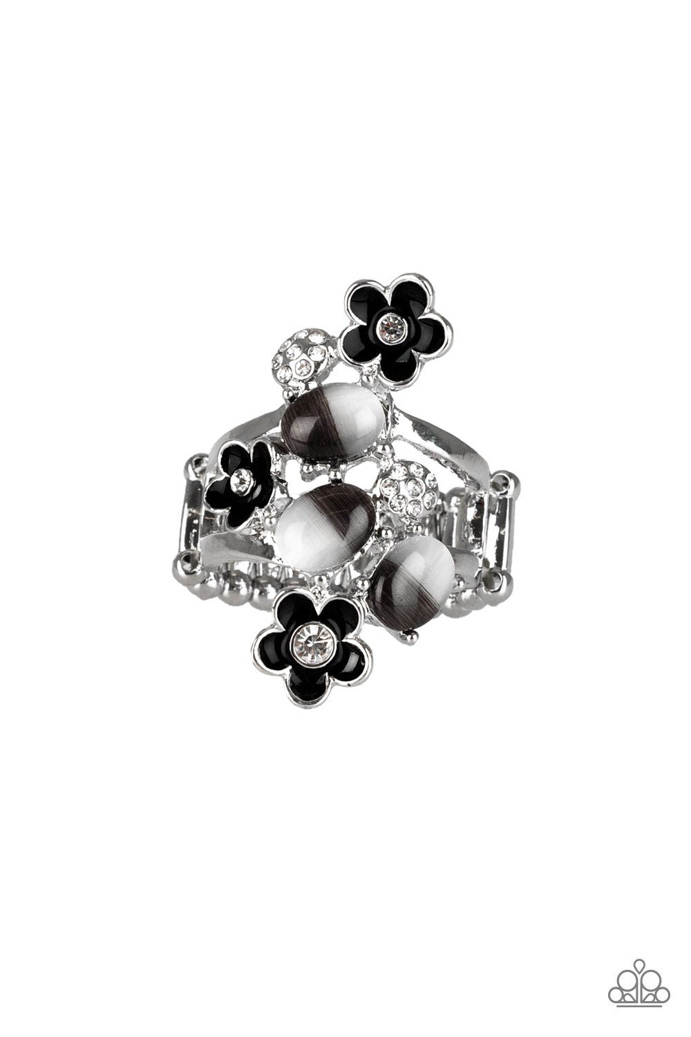 Paparazzi Daisy Delight Black Ring