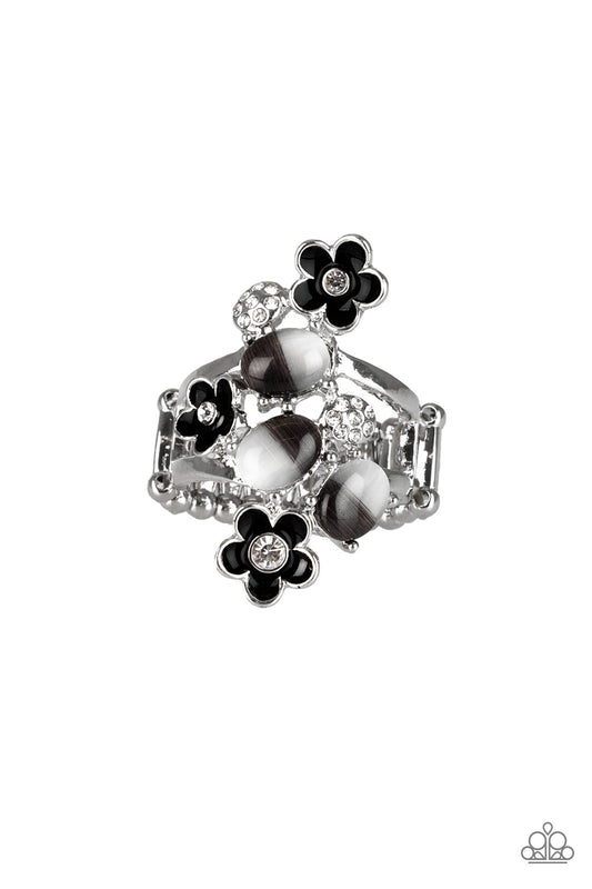 Paparazzi Daisy Delight Black Ring