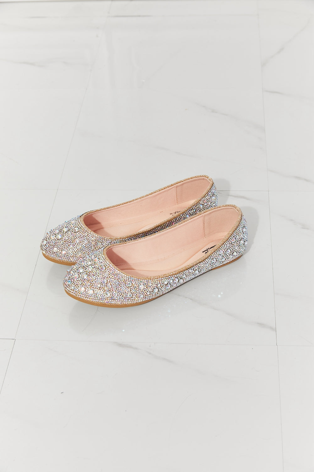 Forever Link Sparkle In Your Step Rhinestone Ballet Flat