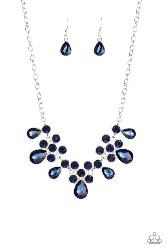 Paparazzi Debutante Drama Blue Short Necklace