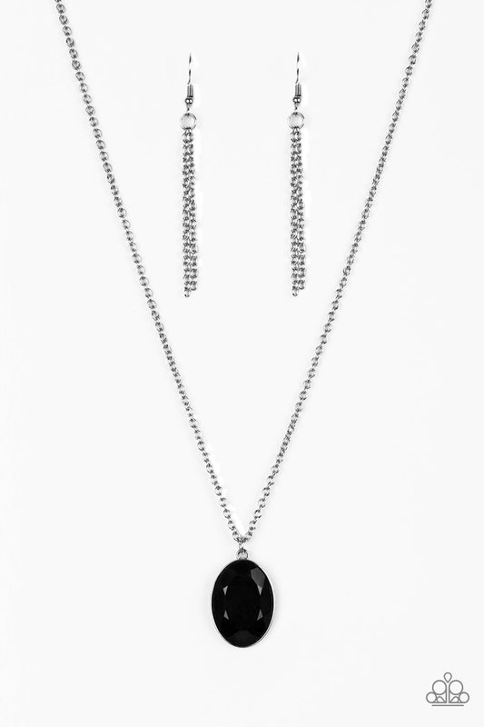 Paparazzi Definitely Duchess Black Short Necklace - P2RE-BKXX-322XX