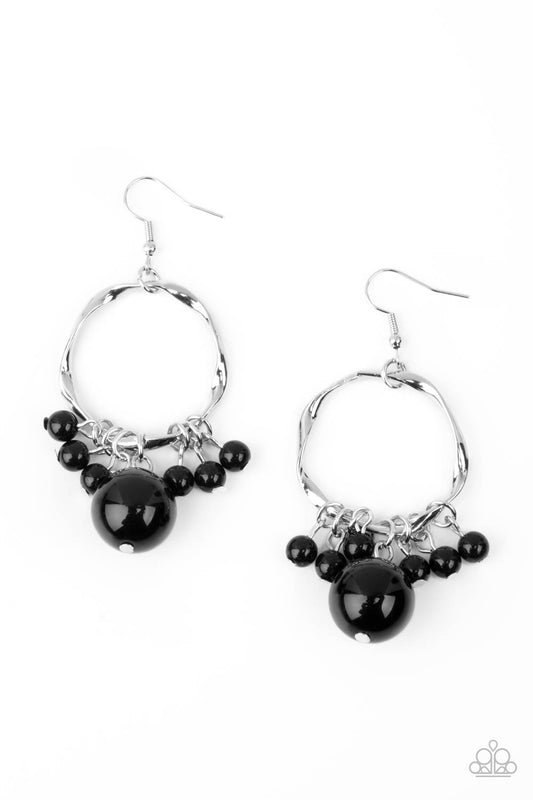 Paparazzi Delectably Diva Black Fishhook Earrings