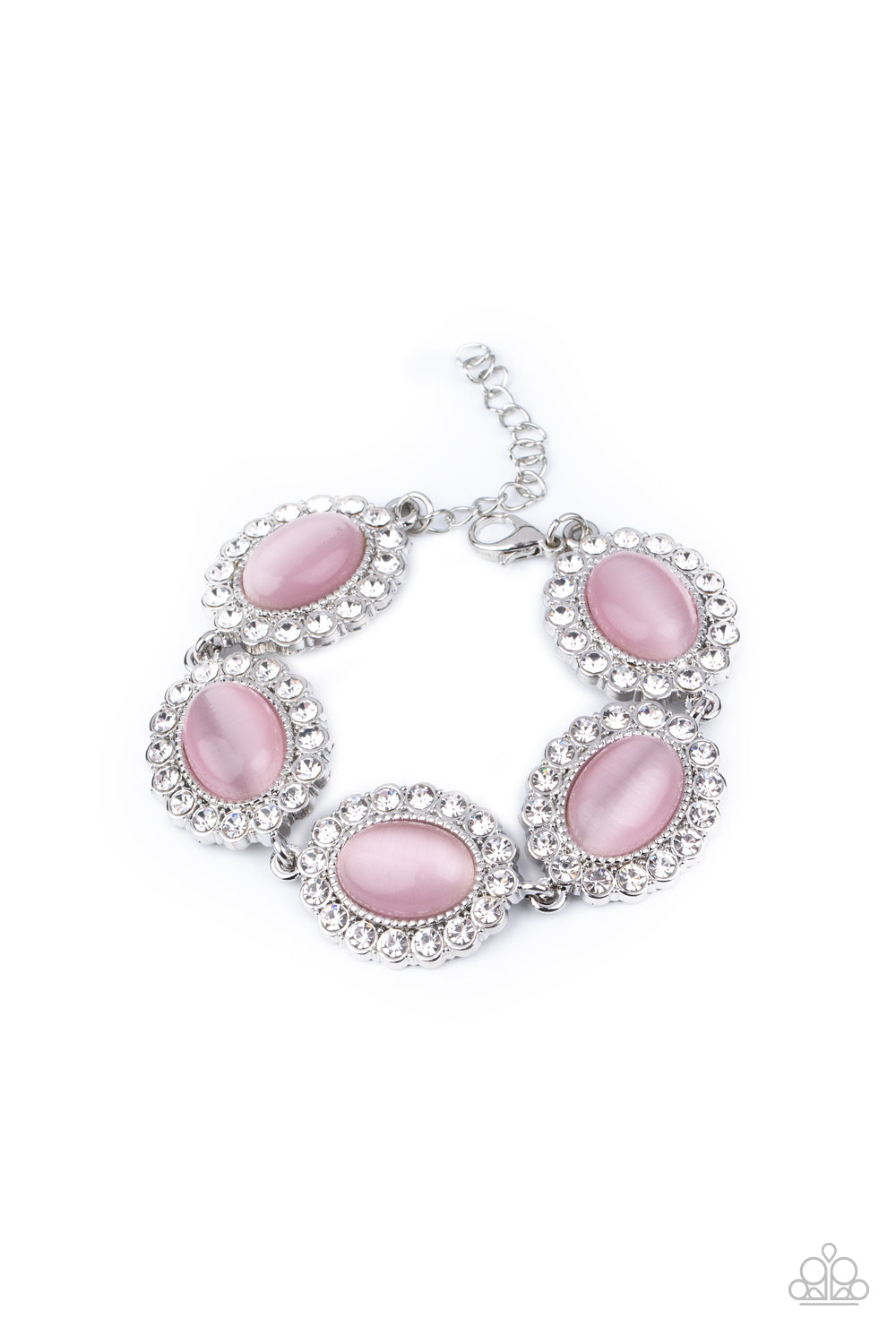 Paparazzi Demurely Diva Pink Clasp Bracelet