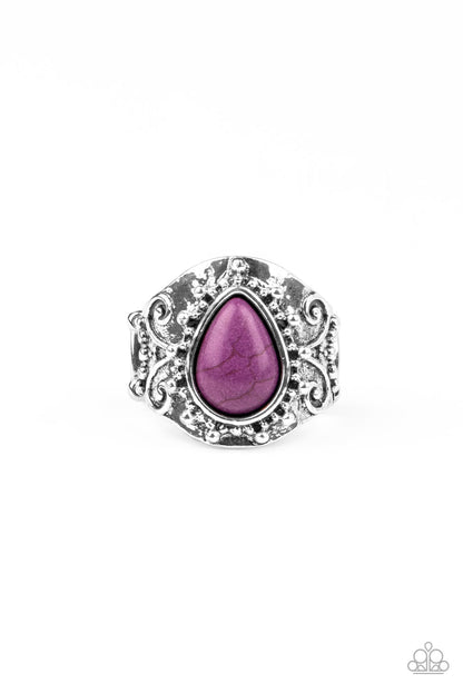Paparazzi Desert Dream Purple Stone Ring