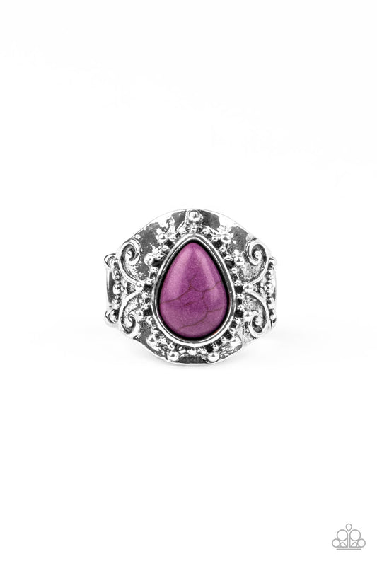 Paparazzi Desert Dream Purple Stone Ring