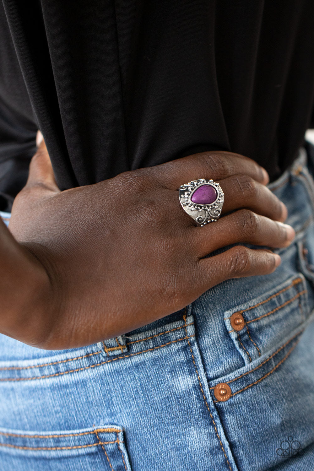 Paparazzi Desert Dream Purple Stone Ring