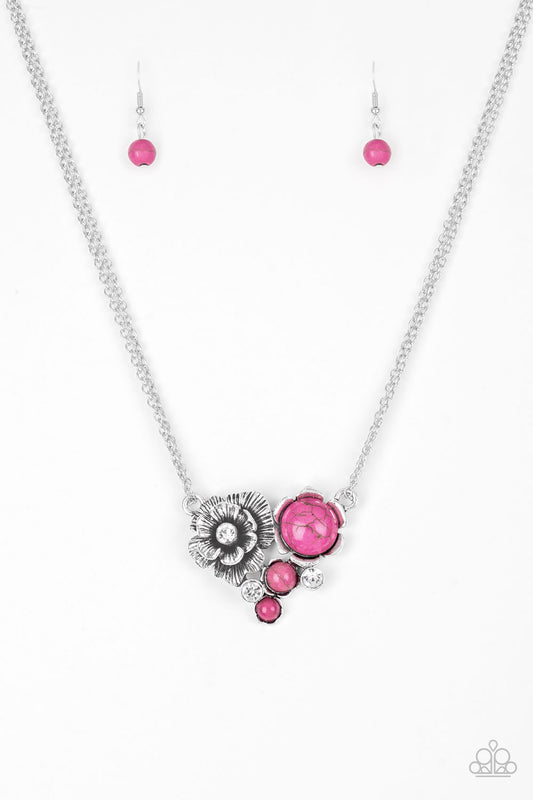 Paparazzi Desert Harvest Pink Short Necklace