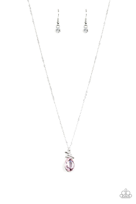 Paparazzi Diamonds For Days Pink Short Necklace