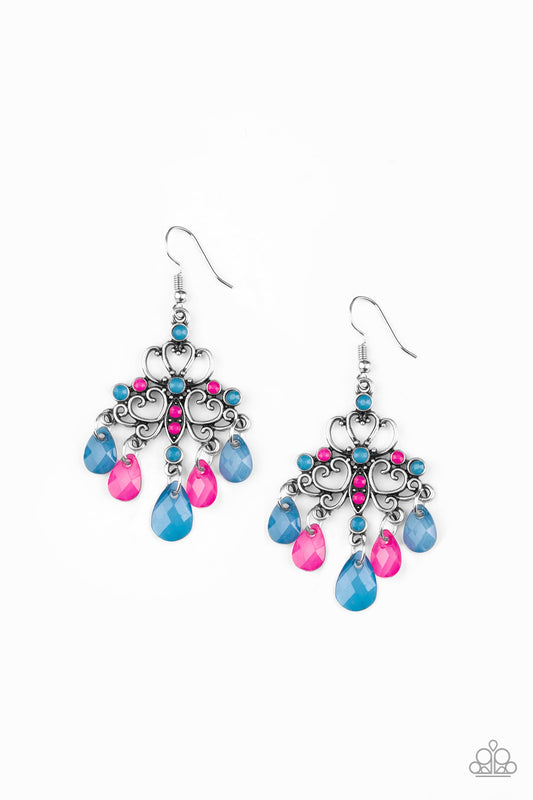 Paparazzi Dip It Glow Multi Fishhook Earrings