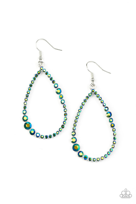 Paparazzi Diva Dimension Green Fishhook Earrings